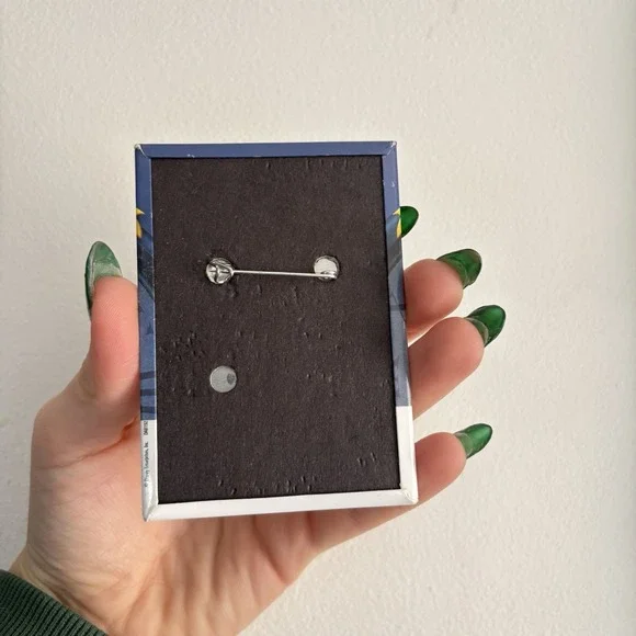 Vintage Cinderella 2 Movie Promo Pin Brooch Button Disney Y2K Blue Walmart - Picture 4 of 6